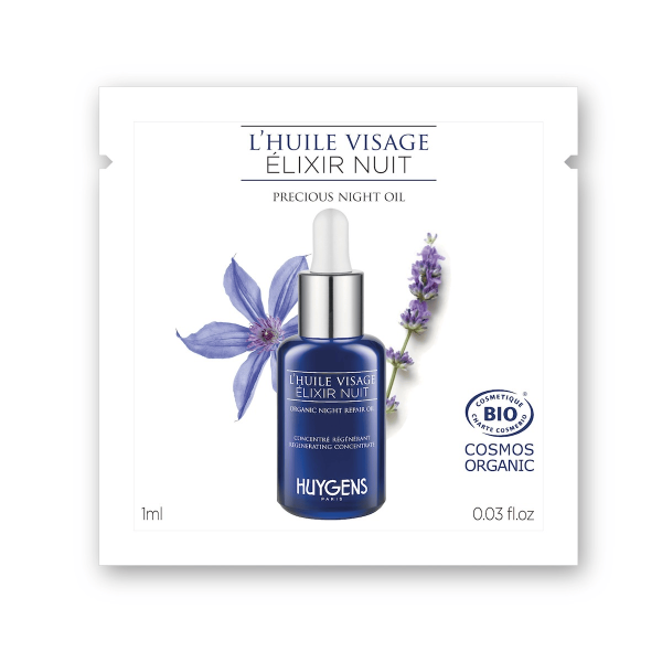 Échantillon huile visage régénérante de nuit, Huygens